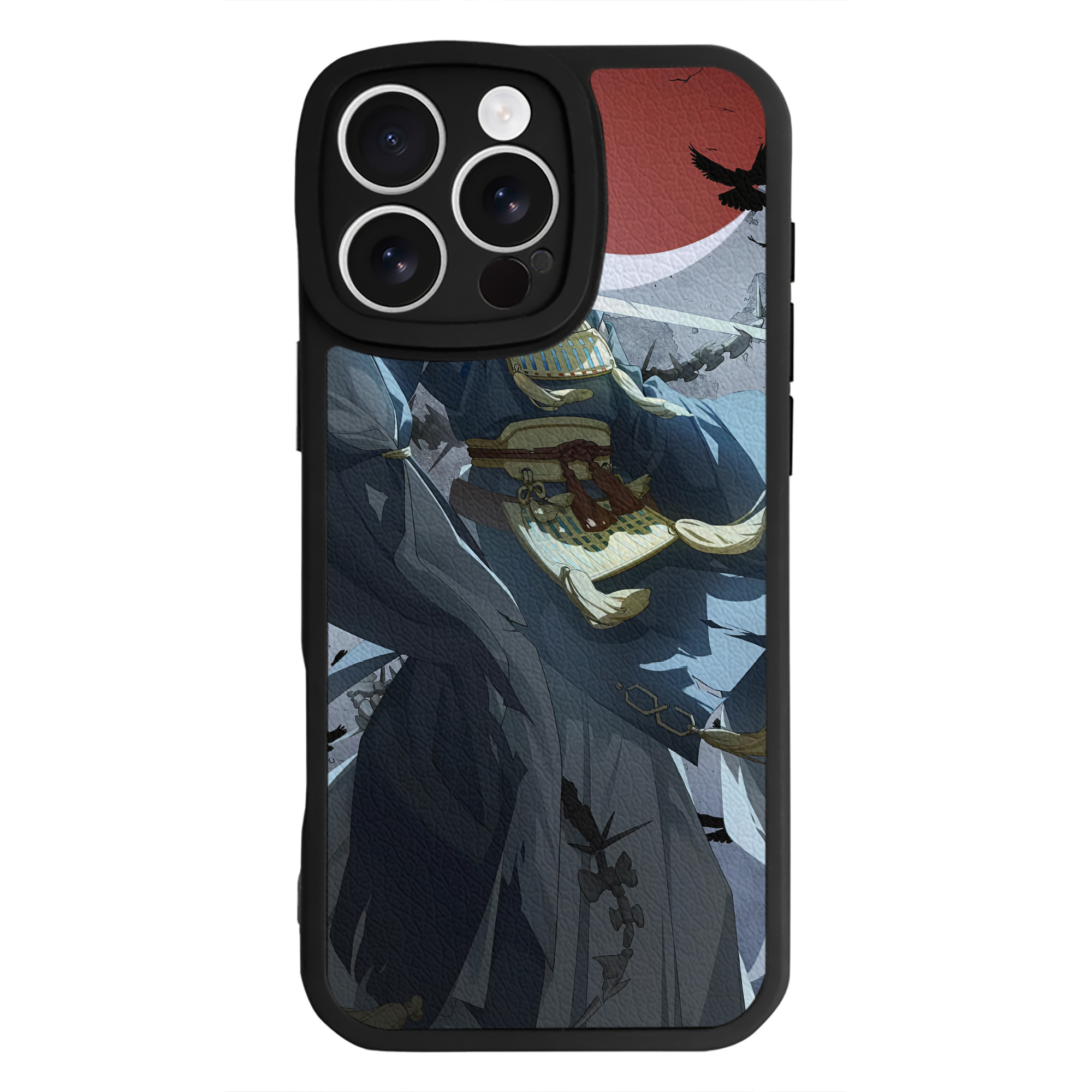 （画像用） 刀剣乱舞 Touken Ranbu 【iPhone 16シリーズ対応】シリコンスマホケース（レザー調） 材質：シリコン